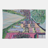 Regenbogenroh Geschirrtuch (Horizontal)