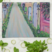 Regenbogenroh Geschirrtuch (Gefaltet)