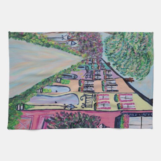 Regenbogenroh Geschirrtuch (Horizontal)