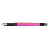 Regenbogenrosa Schulelemente personalisiert Kugelschreiber (Vorderseite)