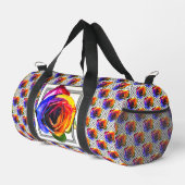 Regenbogenrose duffle bag (Rechte Ecke)