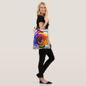 Regenbogenrose tasche (Am Model)