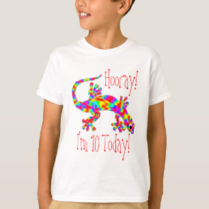 Regenbogensalamander-Geburtstags-T - Shirt