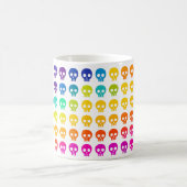 Regenbogenschädel-Spaß Kaffeetasse (Mittel)