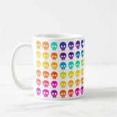 Regenbogenschädel-Spaß Kaffeetasse (Links)