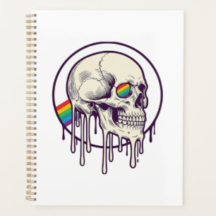 Regenbogenschädel-Vintage-Stichdesign_1 Planer