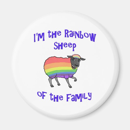 Regenbogenschaf der Familie Magnet (Vorne)