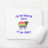 Regenbogenschaf der Familie Mousepad (Mit Mouse)