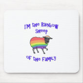 Regenbogenschaf der Familie Mousepad (Vorne)