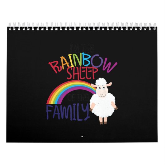 Regenbogenschaf | Farbenfrohe Schafspende Kalender (Titelbild)