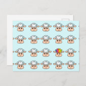 Regenbogenschaf Postkarte (Vorne/Hinten)