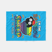 Regenbogenschaf Stolz Familien Statement T Fleecedecke (Vorderseite (Horizontal))