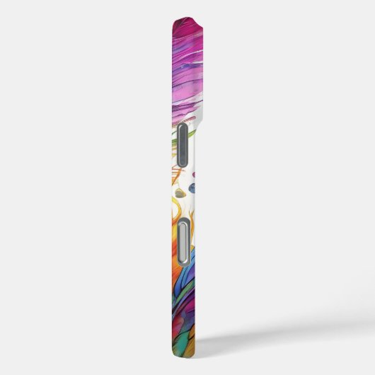 Regenbogenschale Amidst Feathers Case-Mate iPhone Hülle (Rückseite / Rechts)