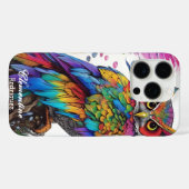 Regenbogenschale Amidst Feathers Case-Mate iPhone Hülle (Rückseite (Horizontal))