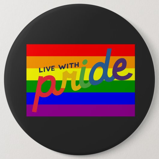 Regenbogenschaltfläche Button (Vorderseite)