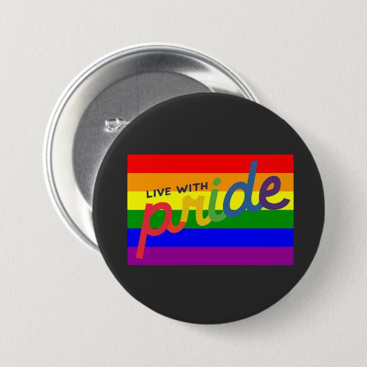 Regenbogenschaltfläche Button (Vorne & Hinten)