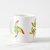 Regenbogenscheibe Kaffeetasse (Vorderseite Links)