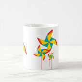 Regenbogenscheibe Kaffeetasse (Mittel)