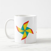 Regenbogenscheibe Kaffeetasse (Links)