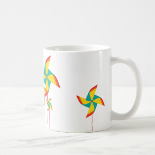 Regenbogenscheibe Kaffeetasse