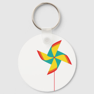 Regenbogenscheibe Schlüsselanhänger