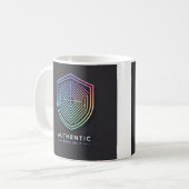Regenbogenschild-Tasse Kaffeetasse (Vorderseite Links)