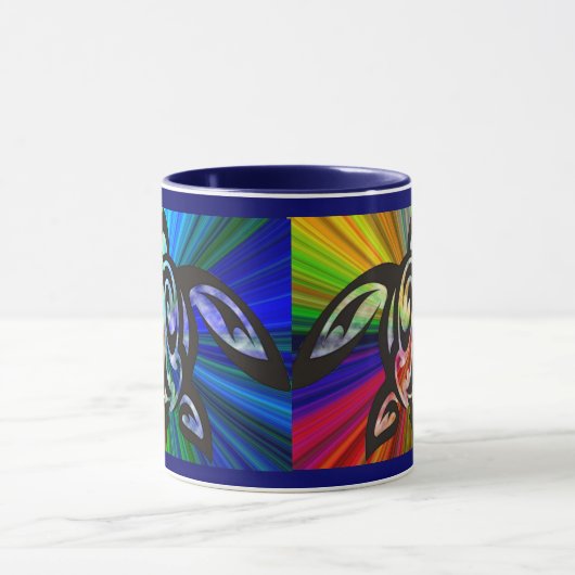 Regenbogenschildkröte Tasse (Zentrum)