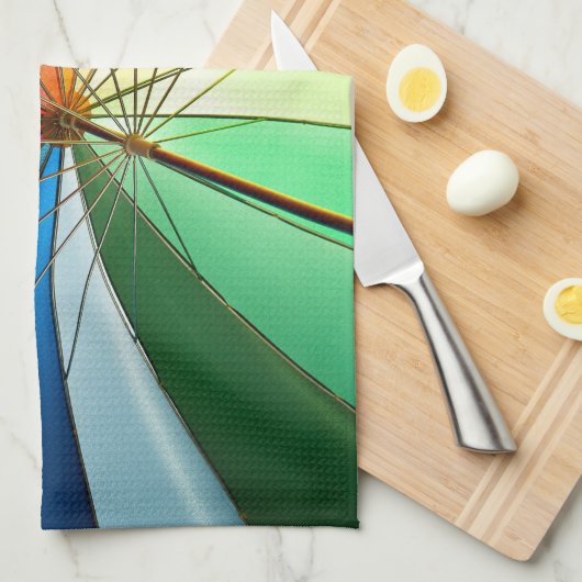 Regenbogenschirm, Stolz, Küche Geschirrtuch (Viertel Falte)