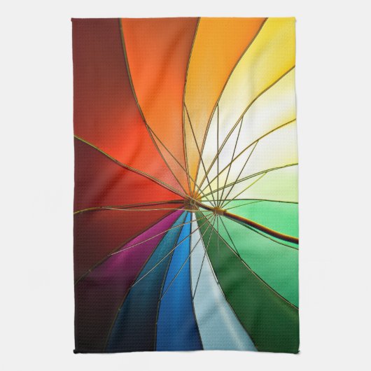 Regenbogenschirm, Stolz, Küche Geschirrtuch (Vertikal)