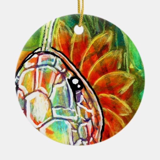 Regenbogenschlange keramik ornament (Vorne)