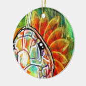 Regenbogenschlange keramik ornament (Links)