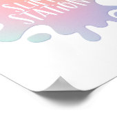 Regenbogenschleifstation Poster (Ecke)