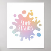 Regenbogenschleifstation Poster (Vorne)
