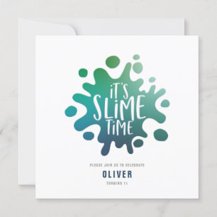 Regenbogenschleimhaut-Party Einladung