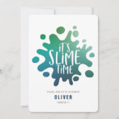 Regenbogenschleimhaut-Party Einladung (Vorderseite)