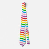 Regenbogenschlips mit Geheimnachricht Krawatte (Vorderseite)