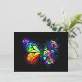 Regenbogenschmetterling Ankündigung (Stehend Vorderseite)