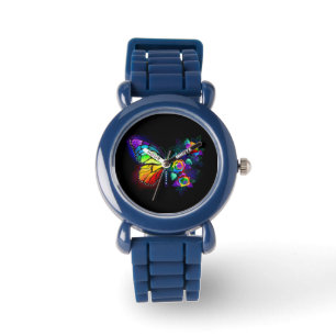 Regenbogenschmetterling Armbanduhr