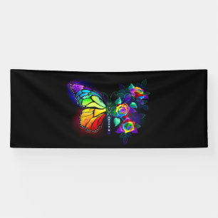 Regenbogenschmetterling Banner