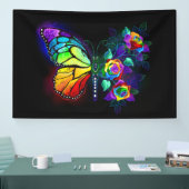 Regenbogenschmetterling Banner (Messe)