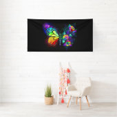 Regenbogenschmetterling Banner (Insitu)