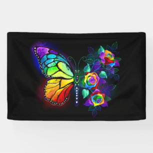 Regenbogenschmetterling Banner