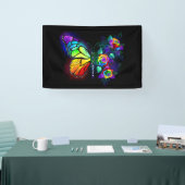 Regenbogenschmetterling Banner (Messe)
