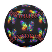 Regenbogenschmetterling Baseball (Rückseite)