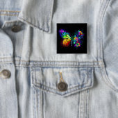 Regenbogenschmetterling Button (Beispiel)