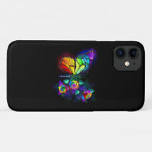 Regenbogenschmetterling Case-Mate iPhone Hülle (Rückseite (Horizontal))
