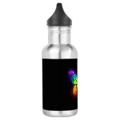 Regenbogenschmetterling Edelstahlflasche (Links)