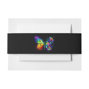 Regenbogenschmetterling Einladungsbanderole