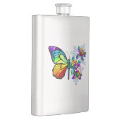 Regenbogenschmetterling Flachmann (Rechts)