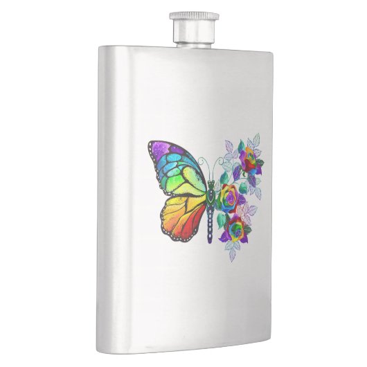 Regenbogenschmetterling Flachmann (Rechts)